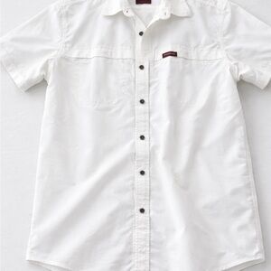 Wrangler White Casual Button Down Shirt